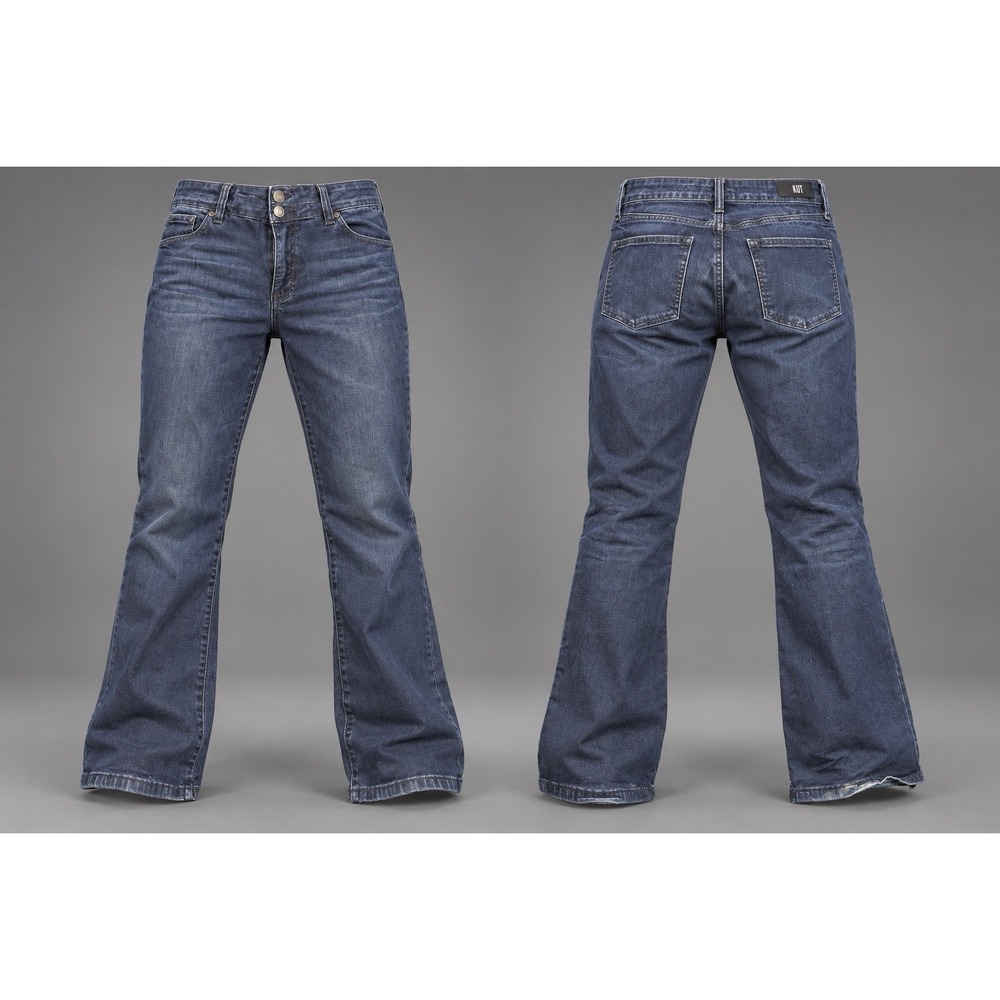 Kut from the Kloth Women's 10x33 Wide-Leg bootcut flare Jeans